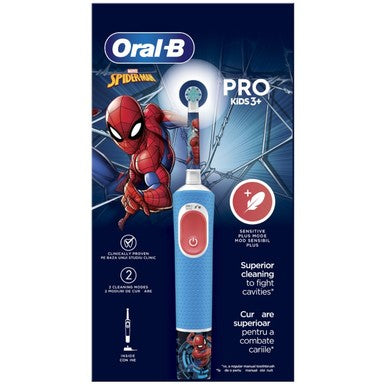Oral-B Pro Kids Spiderman Електрическа четка за зъби 3+ години