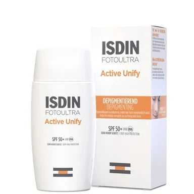 ISDIN Active Unify Слънцезащитен депигментиращ флуид SPF50+ х50 мл