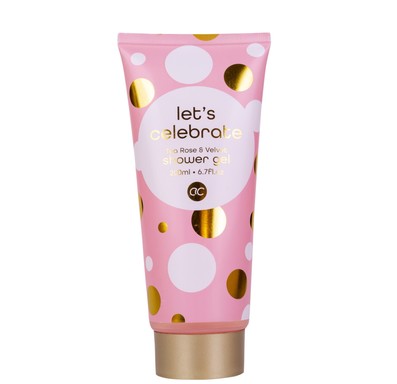 Lets Celebrate Душ гел с аромат на чаена роза и кадифе х200 мл