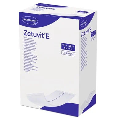 Hartmann Zetuvit E Стерилна абсорбираща превръзка 15/20 см х25 броя