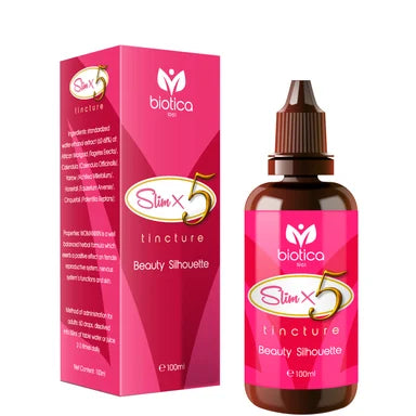 Slim x5 за отслабване и отводняване х100 мл Biotica