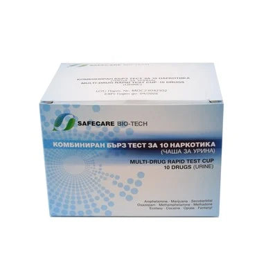 Safecare Комбиниран бърз тест за 10 наркотика