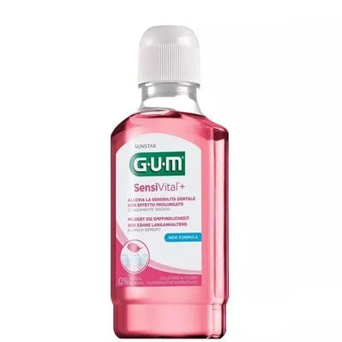 GUM Sensivital Plus Вода за уста за чувствителни зъби и венци х300 мл