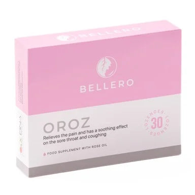 Oroz при кашлица и болно гърло х30 таблетки за смучене Bellero