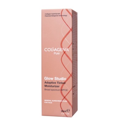 Collagena Pure Glow Studio Тониран хидратиращ BB флуид с адаптивен цвят SPF30 x30 мл
