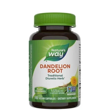 Глухарче корен за черния дроб 525 мг х100 капсули Natures Way