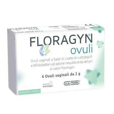 Floragyn Вагинални овули 6 броя x2 г