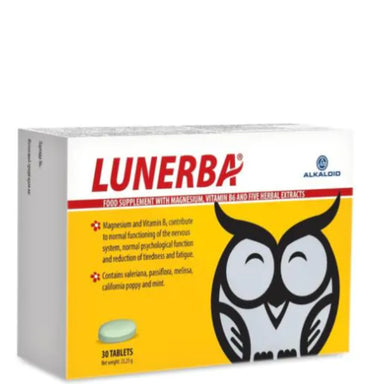 Lunebra за добра нервна система, сън и памет х30 таблетки Alkaloid