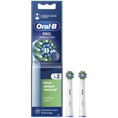 Oral-B Pro Cross Action ЕB 50-2 Накрайник за електрическа четка за зъби х2 броя