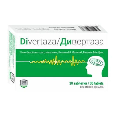 Divertaza за нормално кръвооросяване х30 таблетки Bioshield