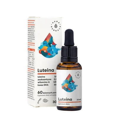Лутеин + зеаксантин + витамин А и Рибено масло за здравето на очите x30 мл Aura Herbals