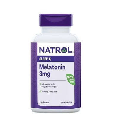 Мелатонин 3 мг при безсъние x240 таблетки Natrol