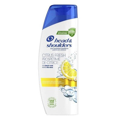 Head and Shoulders Citrus Fresh Шампоан против пърхот за мазна коса с цитрусов аромат x330 мл