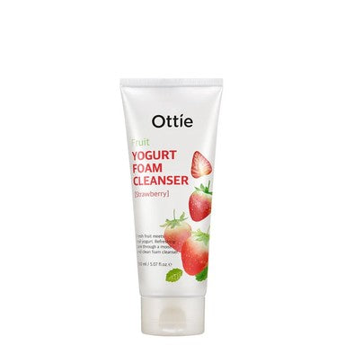 Ottie Fruit Почистваща пяна за лице с йогурт и ягода х150 мл