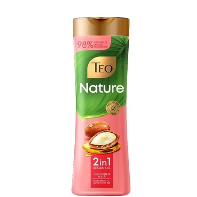 Teo Nature 2in1 Argan Oil Шампоан и балсам за боядисана коса с арганово масло х350 мл