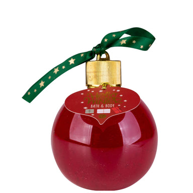 Hello Winter Душ гел с аромат на зимна ябълка червена топка х240 мл