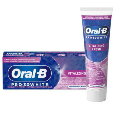 Oral-B Pro 3D White Vitalizing Fresh Избелваща паста за зъби х75 мл