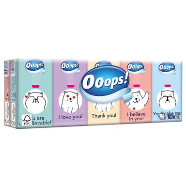 Junior Носни кърпи 10 пакета x8 броя Ooops