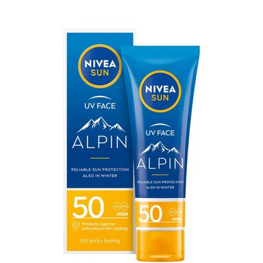 Nivea Sun Alpin Слънцезащитен крем за лице SPF50+ x50 мл
