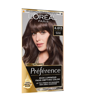 Loreal Preference Боя за коса 4.13 деликатно кафяво